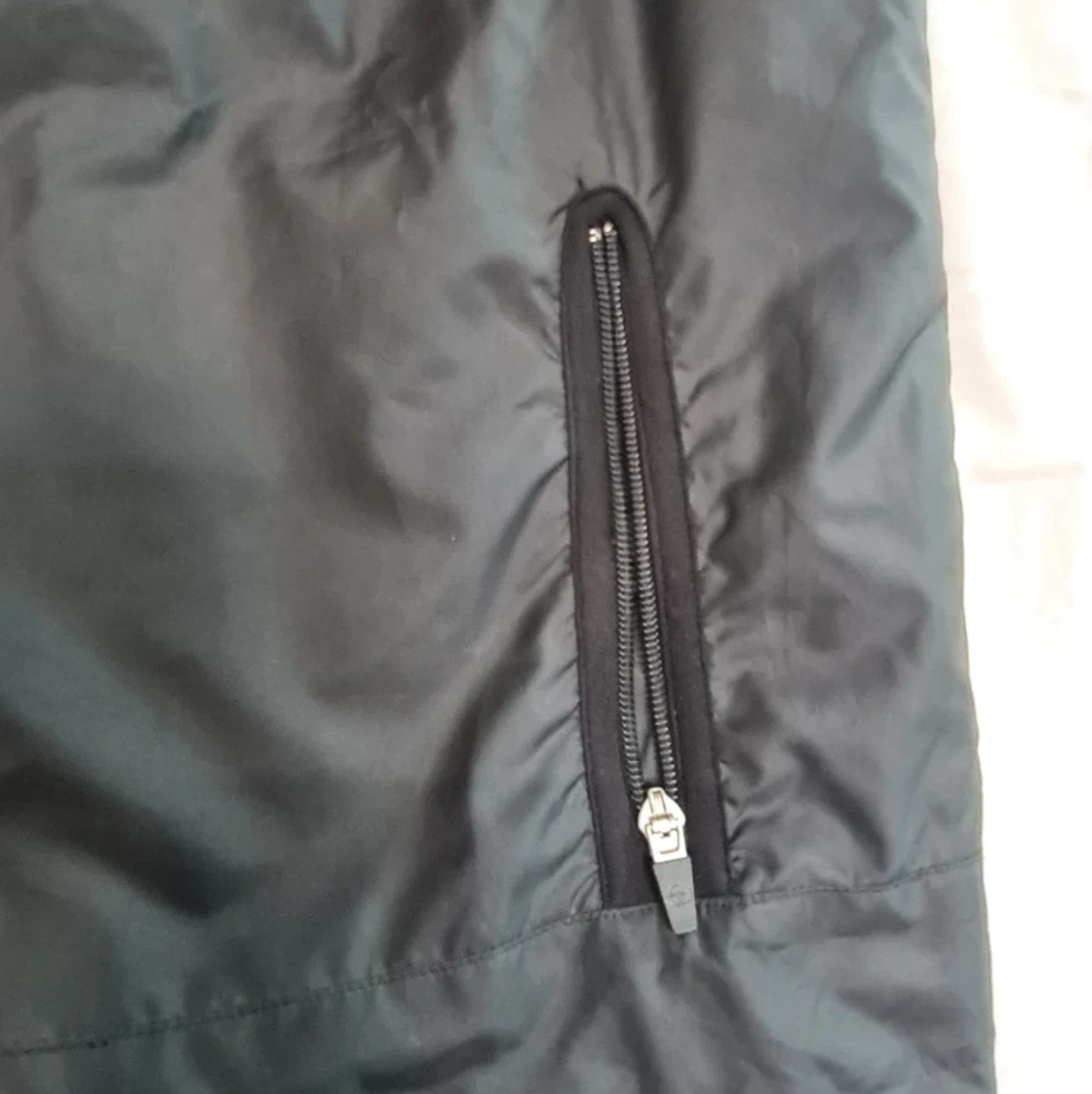 Puffer Gilet Bodywarmer Zip Lightweight Sergio Tacchini Black M - Image 3