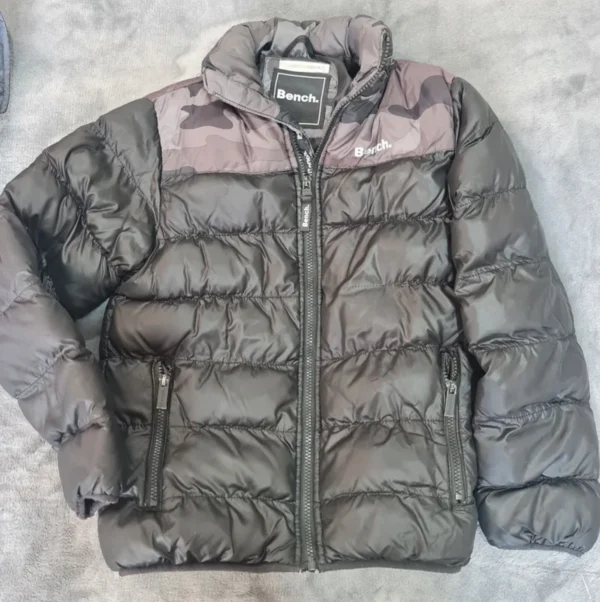 Puffer Jacket Quilted Bench Boys Coat Black 9 Years / 134 cm