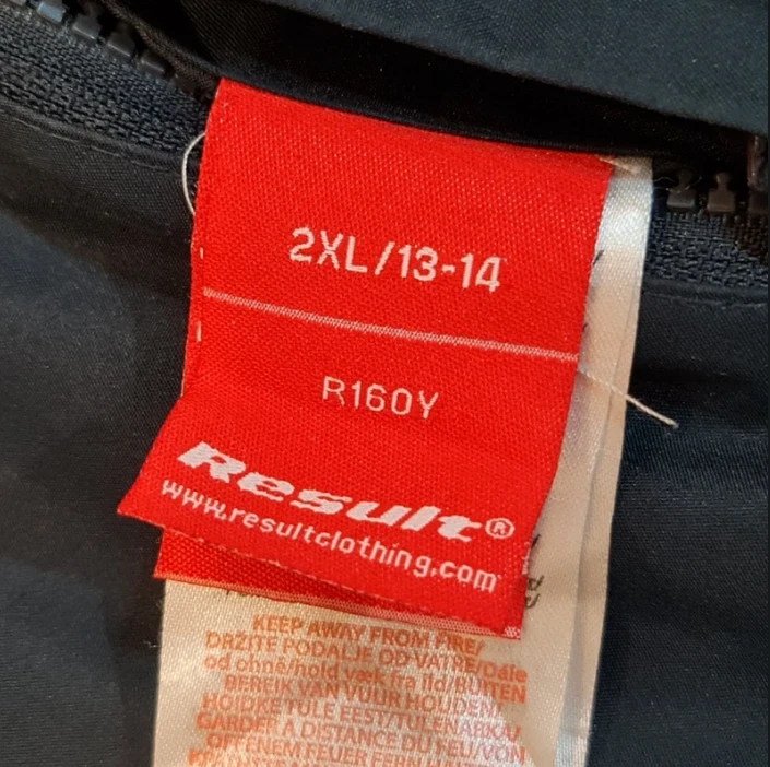 Waterproof Hooded Jacket Fleece Lined Result 13 Years / 158 cm - Image 2