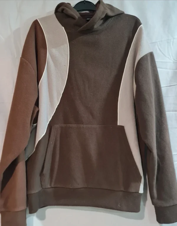 Pullover Hoodie Brown Fleece ASOS Design M