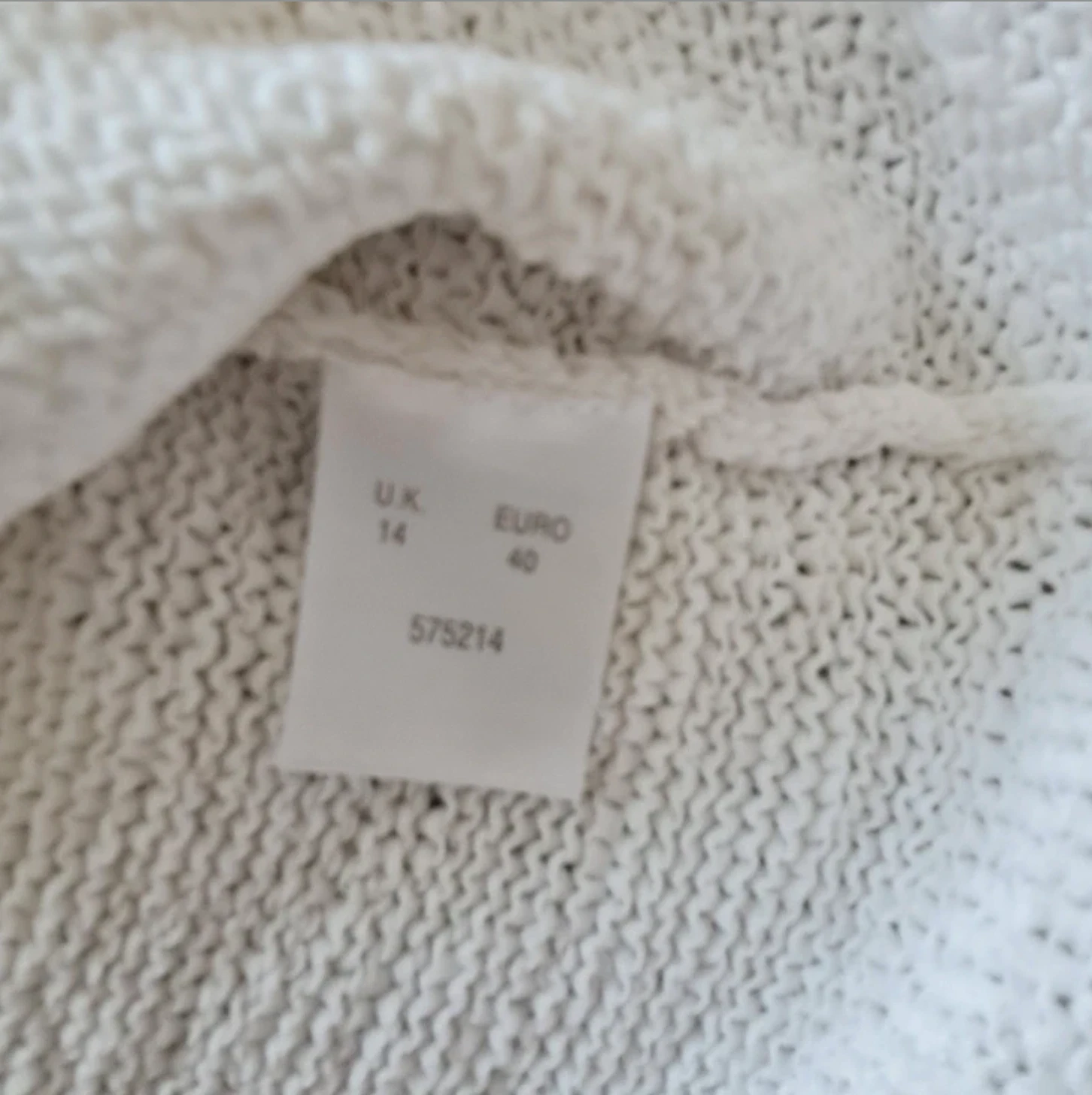 ALEX&Co Women’s Knit Jumper White Lightweight Long UK 12-14 - Image 2