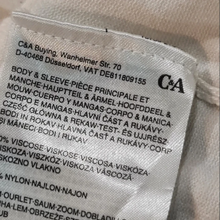 C&A Women’s Cardigan Cream Lace Trim Open Front L / UK 16-18 - Image 3
