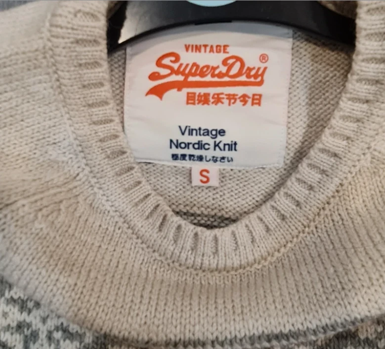 Superdry Women’s Nordic Knit Jumper Cream Patterned S / UK 8-10 - Image 2