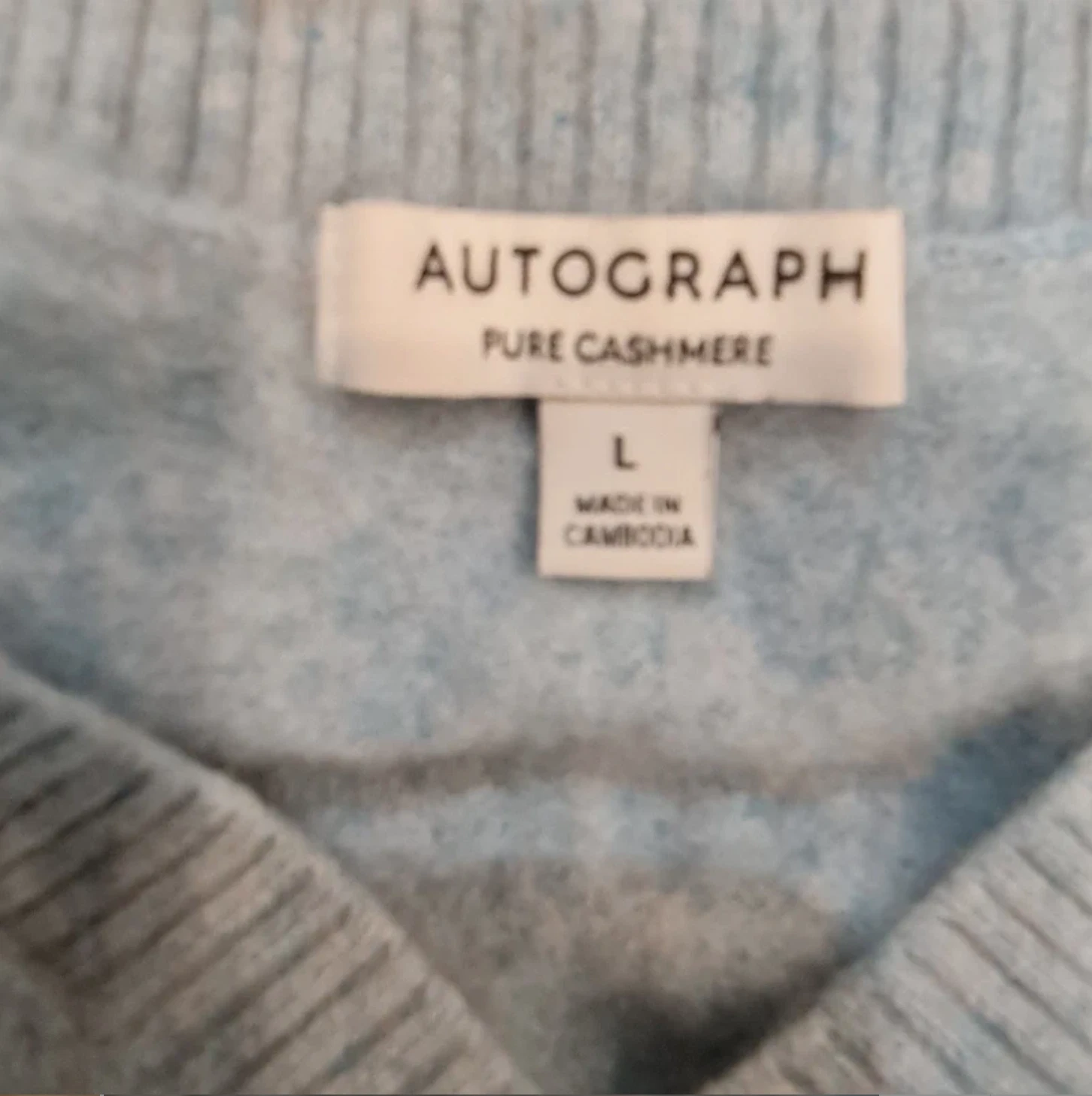 Autograph Women’s Pure Cashmere Jumper Grey L / UK 16-18 Knit - Image 2