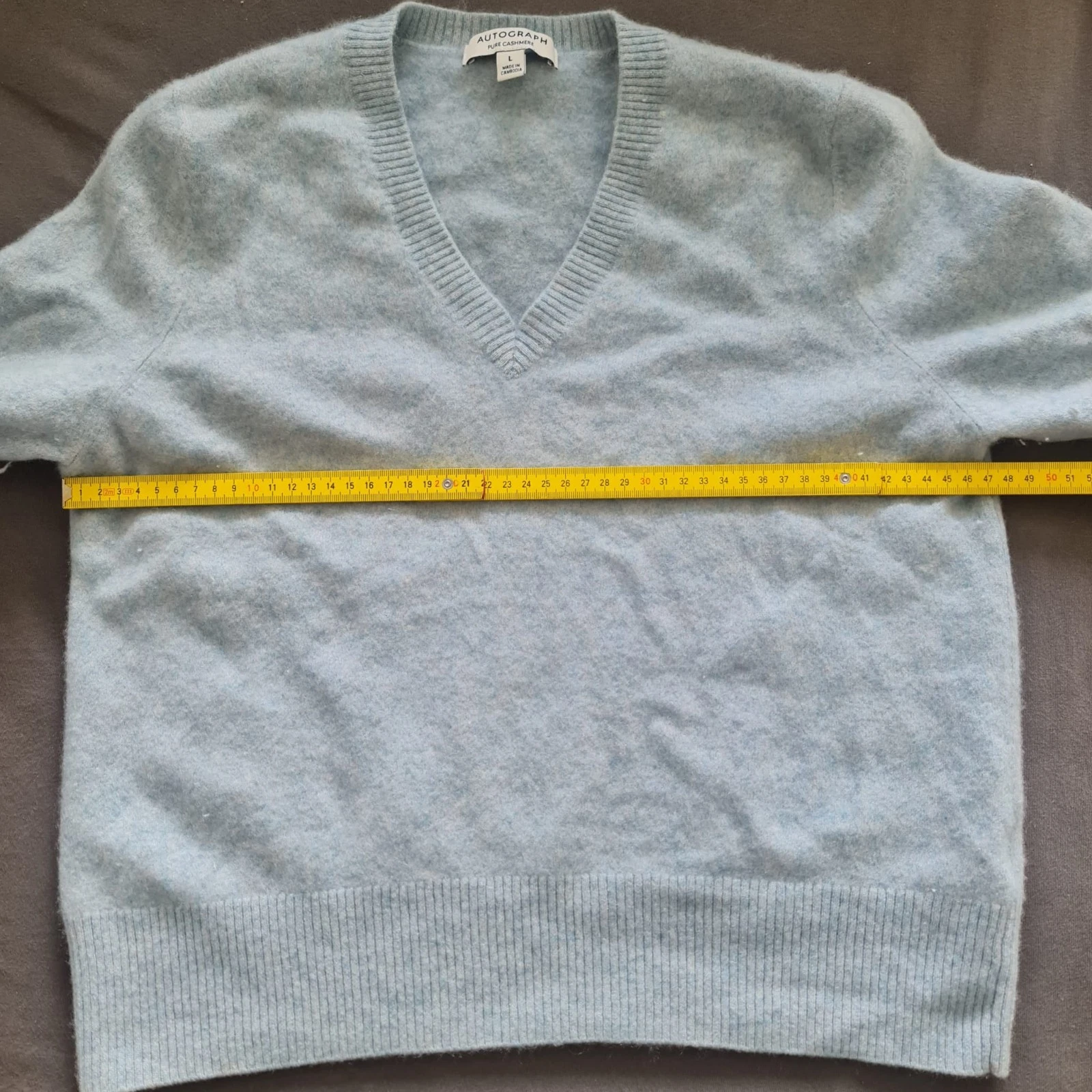 Autograph Women’s Pure Cashmere Jumper Grey L / UK 16-18 Knit - Image 3
