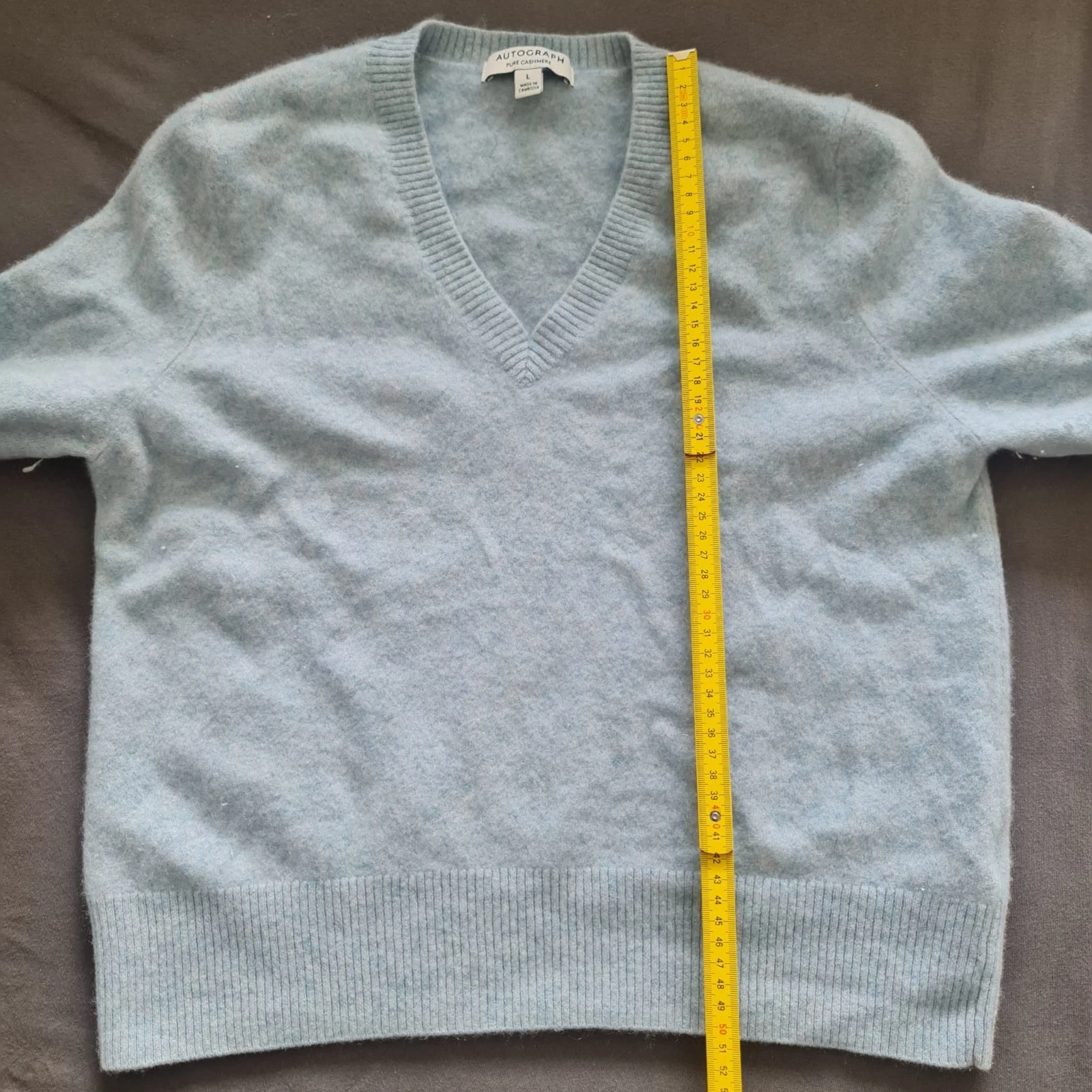 Autograph Women’s Pure Cashmere Jumper Grey L / UK 16-18 Knit - Image 4