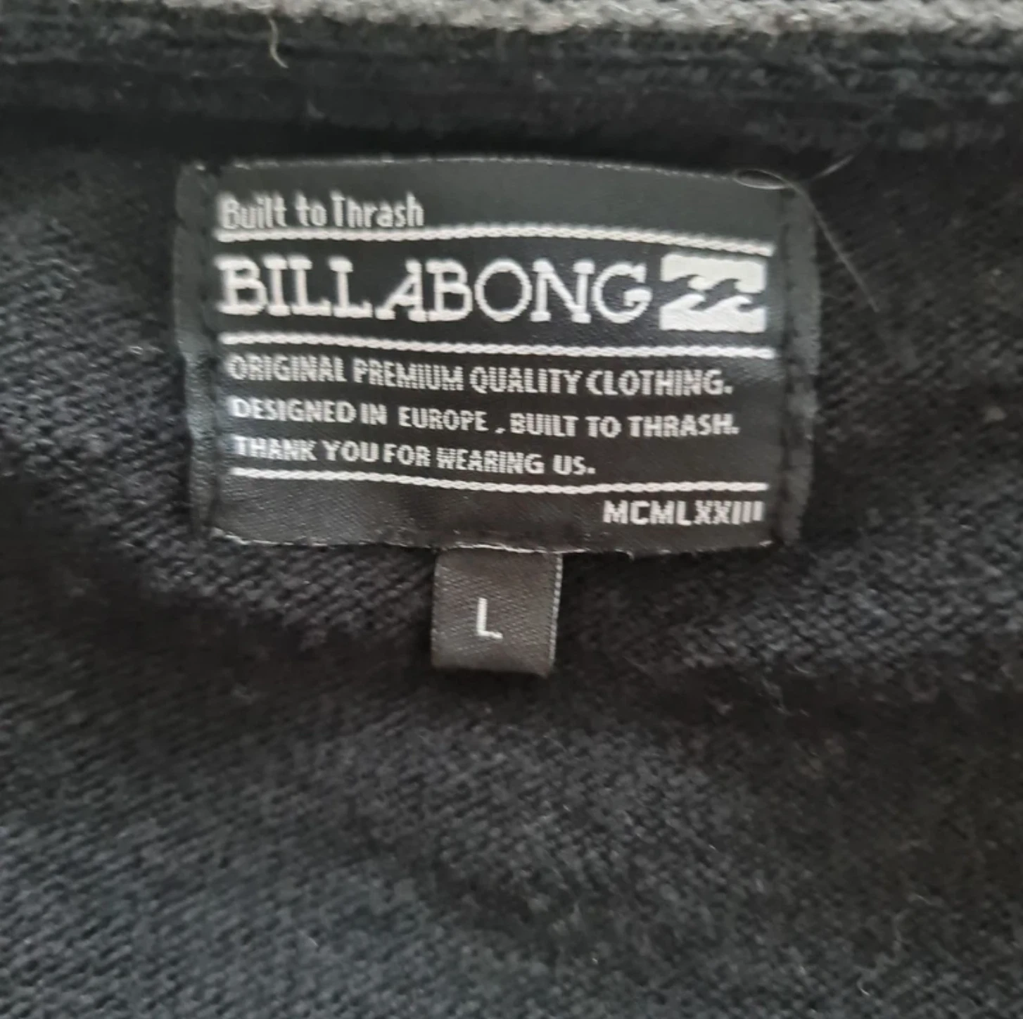 Billabong Men’s Cardigan Black Button Knit Jumper L - Image 2