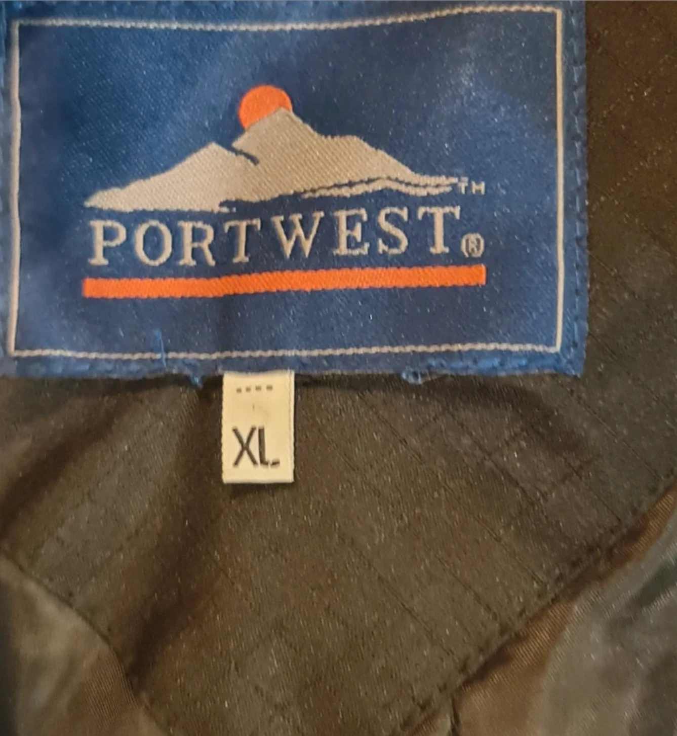 Portwest Men’s Jacket XL Grey Black Waterproof Utility Coat - Image 4