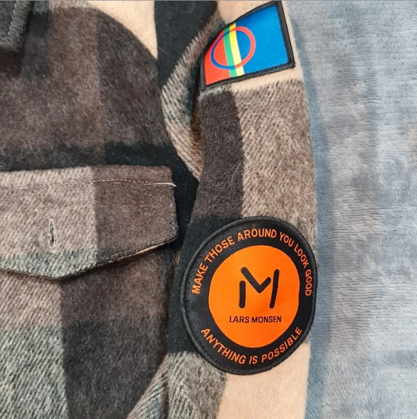 Lars Monsen Kids Check Flannel Shirt Jacket 8 Years / 128 cm - Image 2