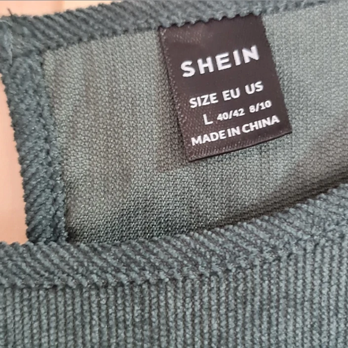 Shein Women’s Green Tiered Smock Dress Long Sleeve L / UK 16-18 - Image 2
