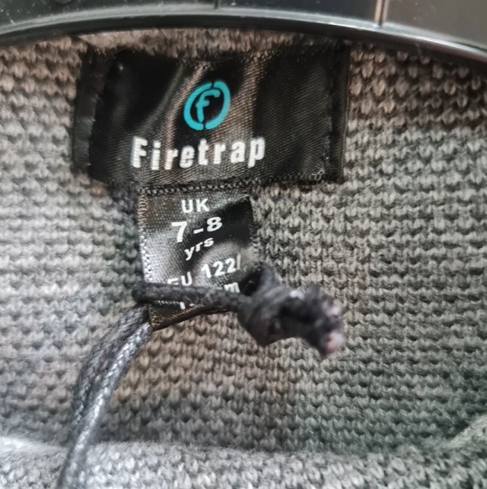 Firetrap Boys Camo Hoodie Jumper Pullover 7-8 Years 122 cm NEW - Image 2