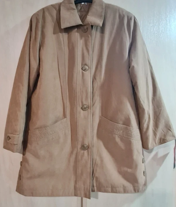 Debenhams Nuage Women’s Beige Coat Jacket M / UK 12-14 NEW