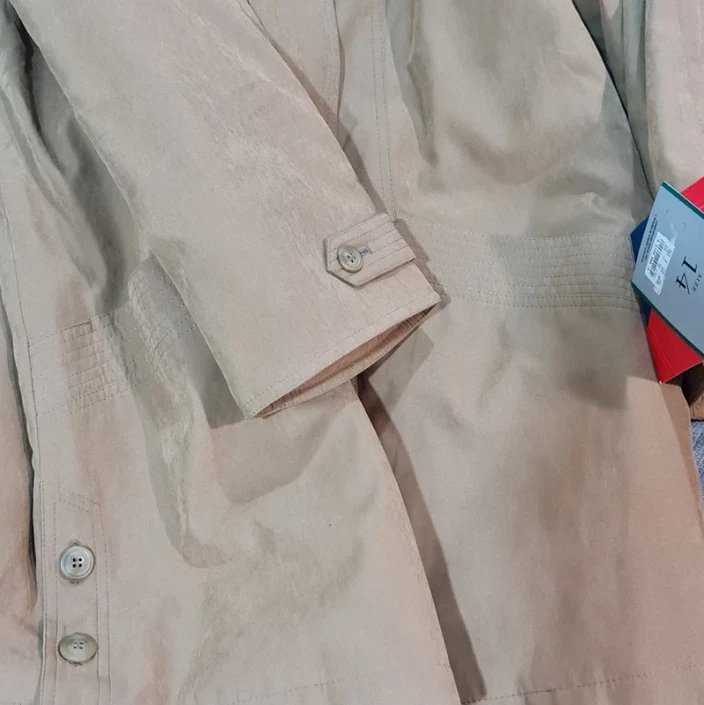 Debenhams Nuage Women's Beige Coat Jacket M UK 12-14 New - Image 4