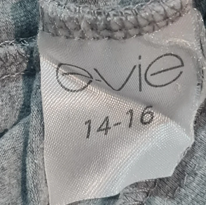 E-vie Women’s Grey Zip Up Jacket Lightweight Sports Top UK 12-14 - Image 3