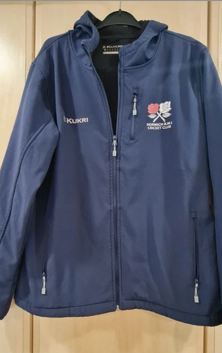 Kukri Men’s Navy Softshell Jacket Horwich RMI Cricket Club L