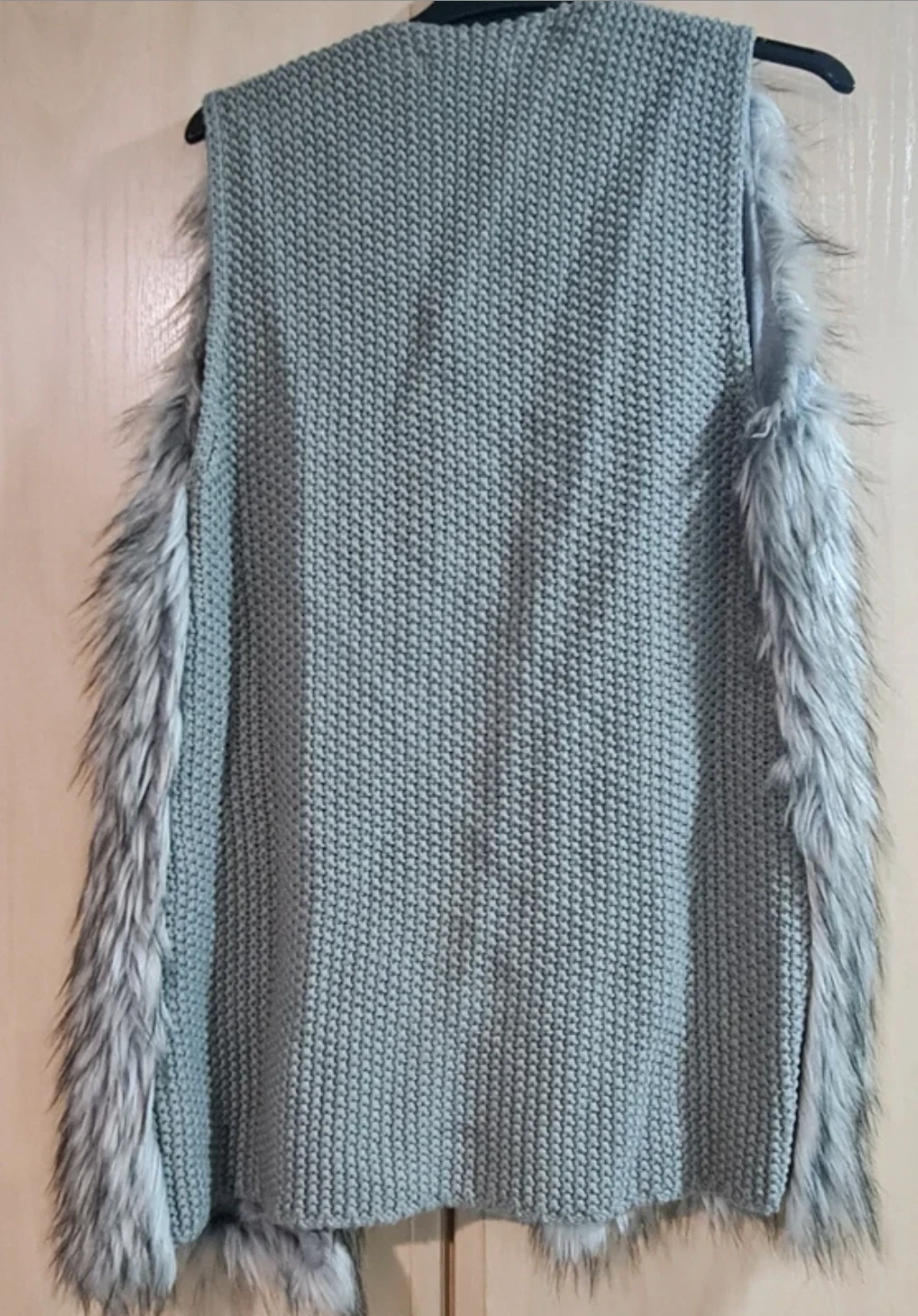 Atmosphere Women’s Faux Fur Gilet Grey Vest M / UK 12-14 - Image 2