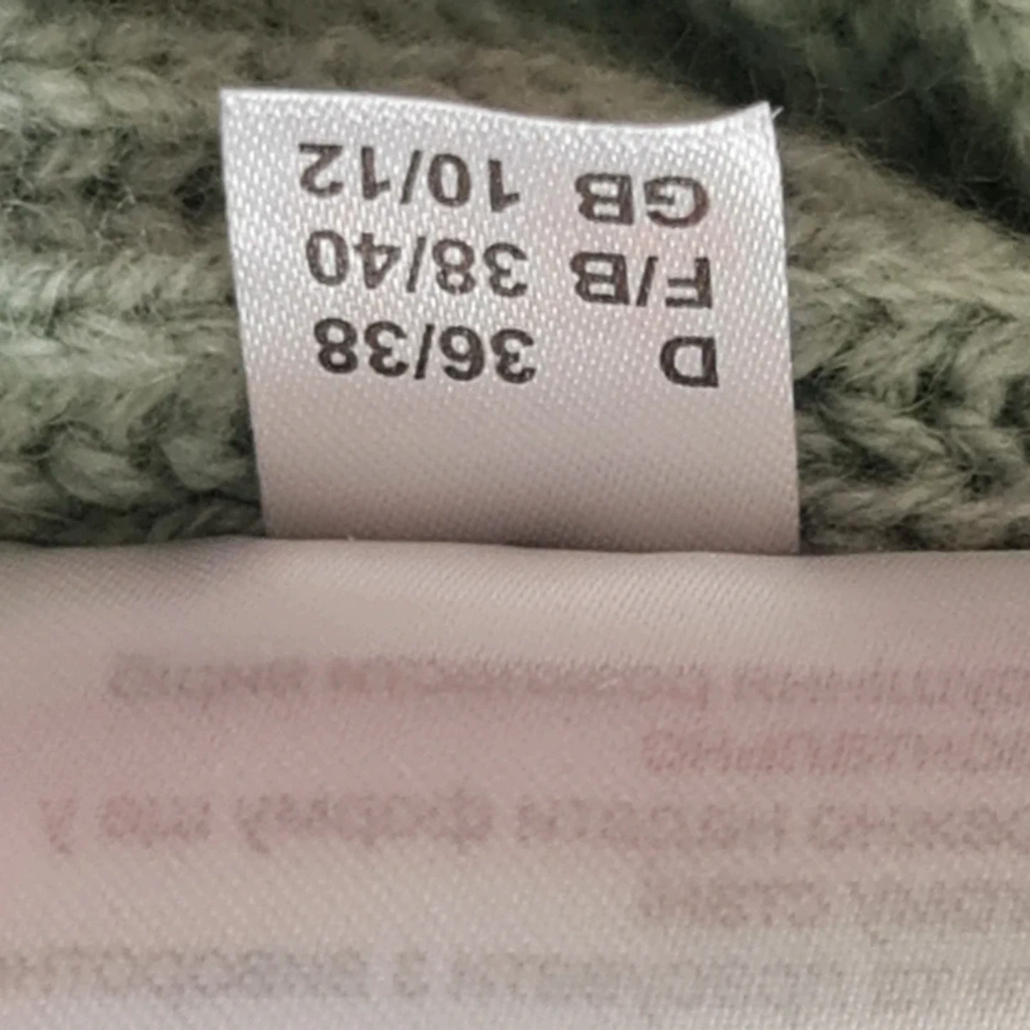 Madeleine Women’s Ribbed Turtleneck Jumper Mint Green UK 8-10 - Image 4