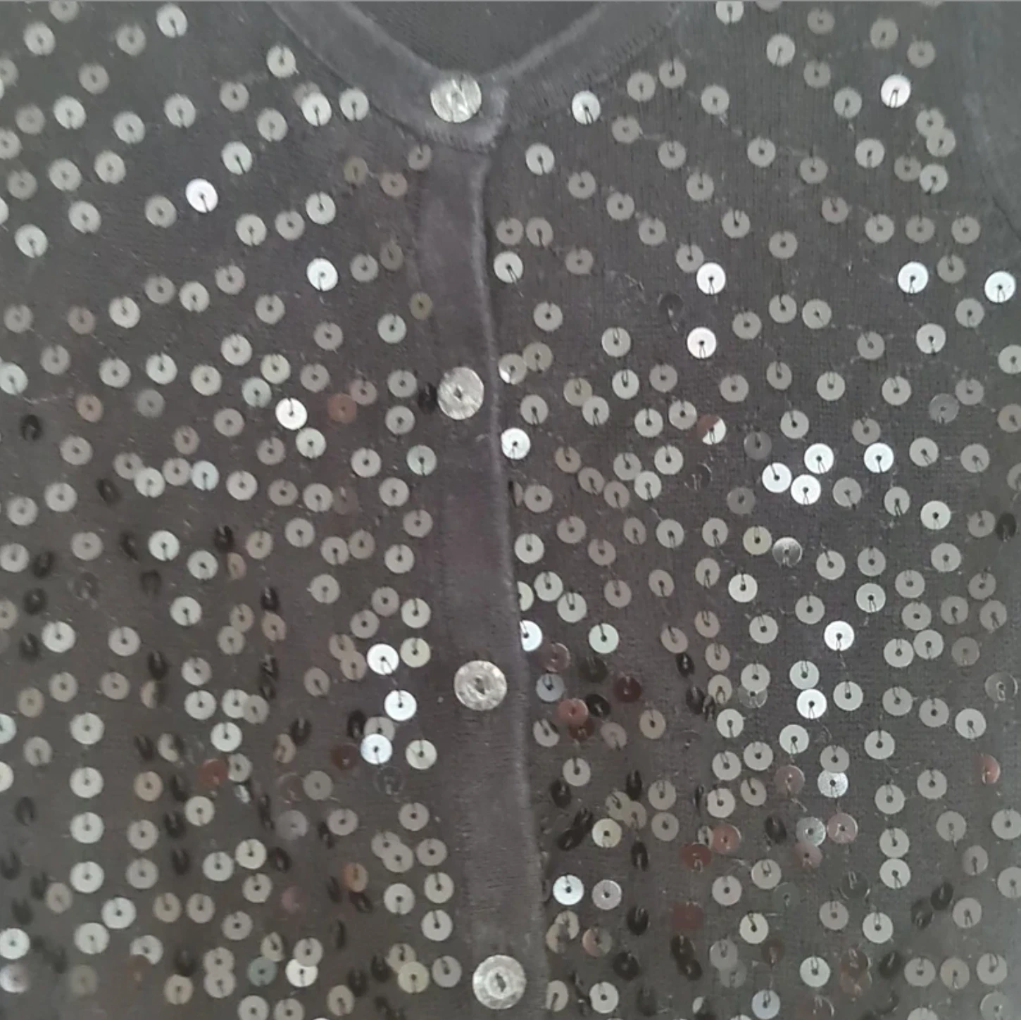 Blue Zoo Girls Sequin Cardigan Black 5-6 Years Party Sparkle - Image 3