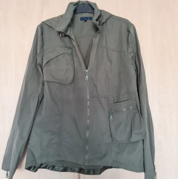 Bleu 123 Women’s Khaki Utility Jacket M / UK 12-14