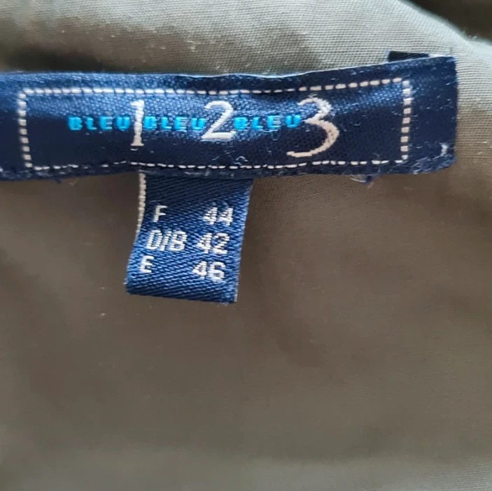 Bleu 123 Women’s Khaki Utility Jacket M / UK 12-14 - Image 4