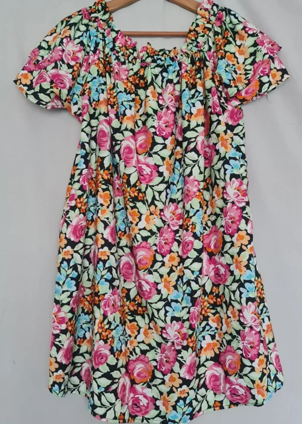 Pep&Co Women’s Floral Print Swing Dress Multi M UK 12-14