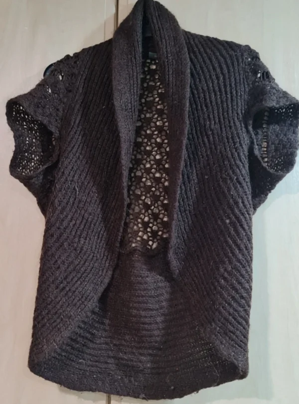 Per Una Women’s Brown Knit Open Cardigan S / UK 8-10