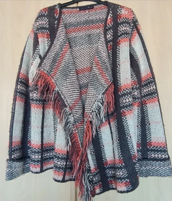 M&S Collection Women’s Knit Cardigan L / Fringed Open UK 16-18