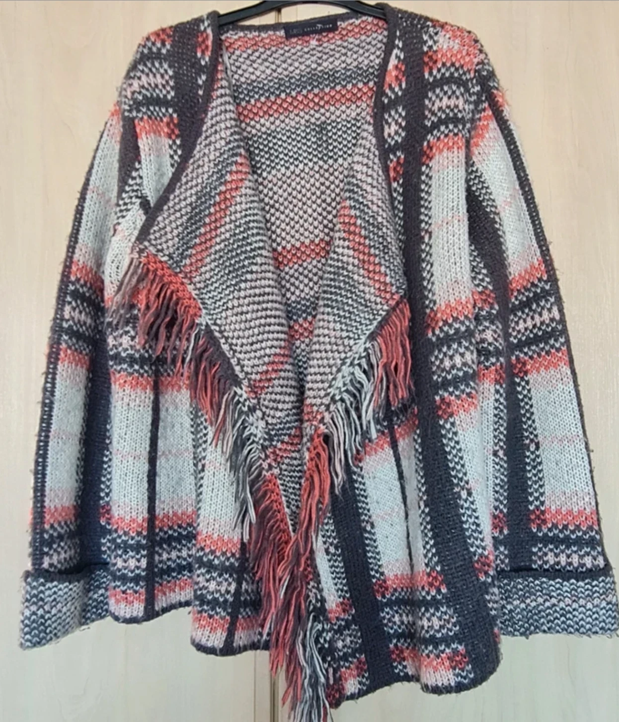 M&S Collection Women’s Knit Cardigan L / Fringed Open UK 16-18