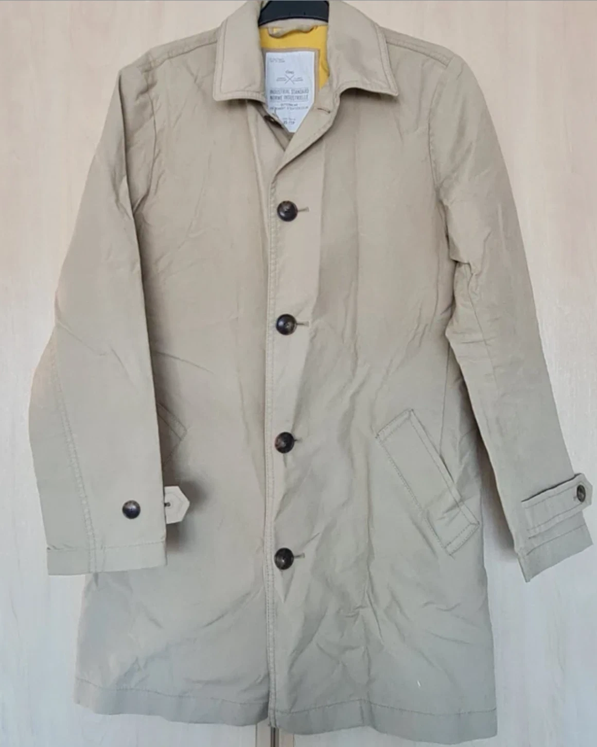 GAP Women’s Beige Mac Coat XS / UK 6-8 Lightweight Jacket