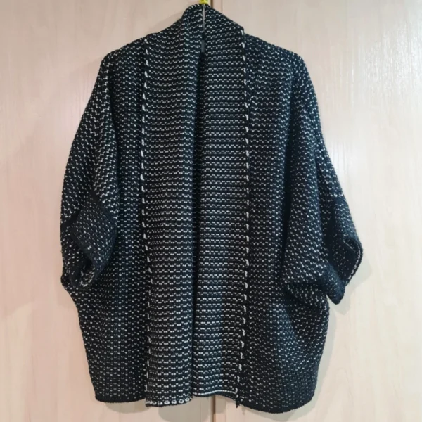 Urban Mist Women’s Open Knit Cardigan Black M / UK 12-14