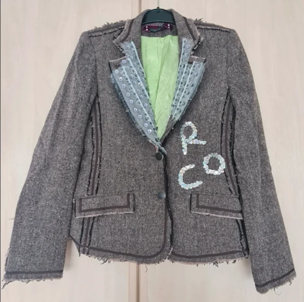 Spy Exchange Wool Blend Blazer Jacket S / UK 8-10