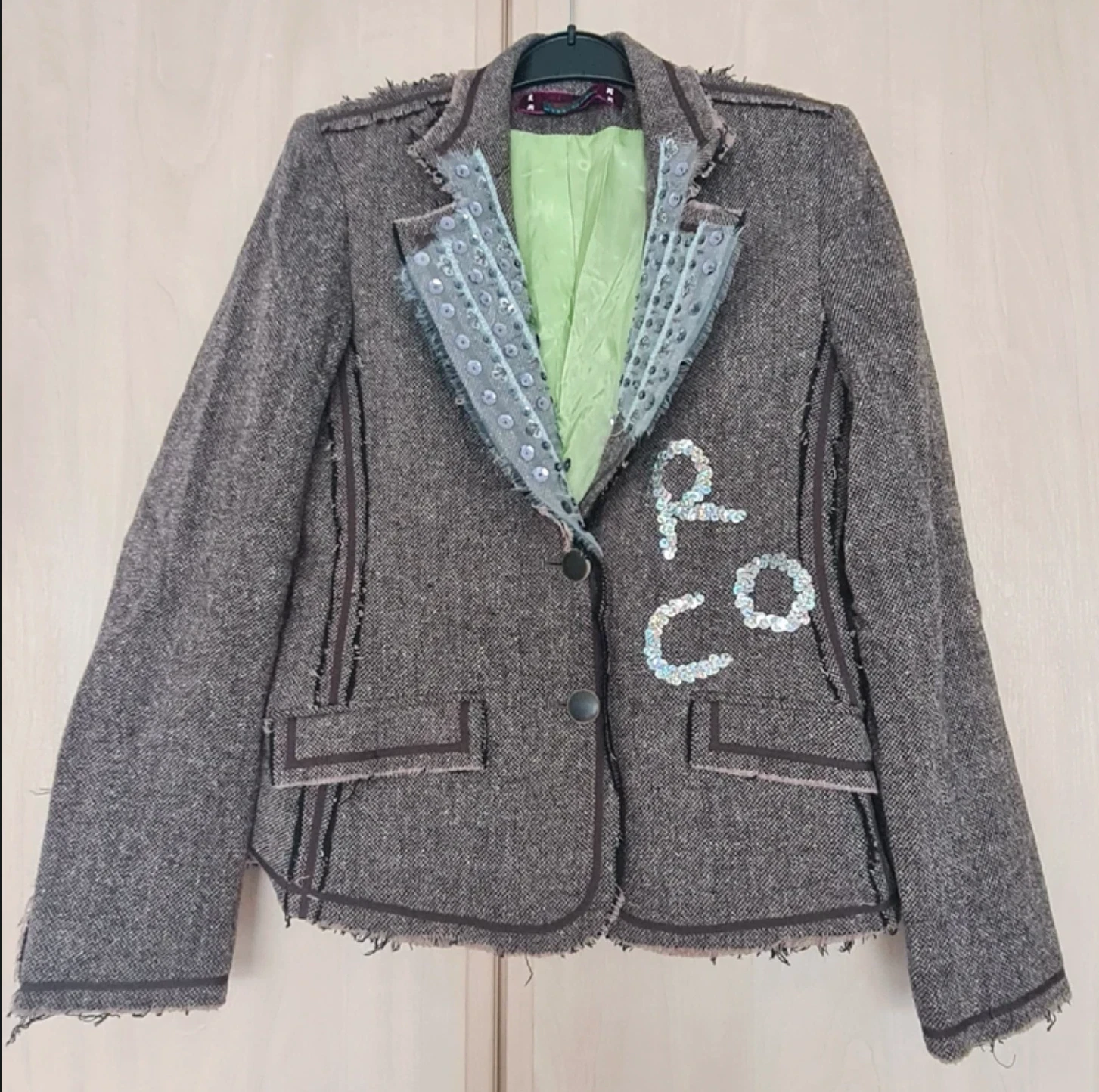 Spy Exchange Wool Blend Blazer Jacket S / UK 8-10