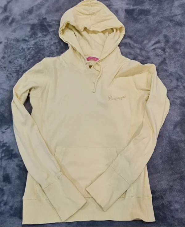 Pineapple Women’s Yellow Hoodie Sweatshirt S / UK 8-10 Cotton