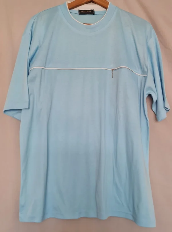 Sagefox Light Blue T-Shirt Men’s L Crew Neck Top