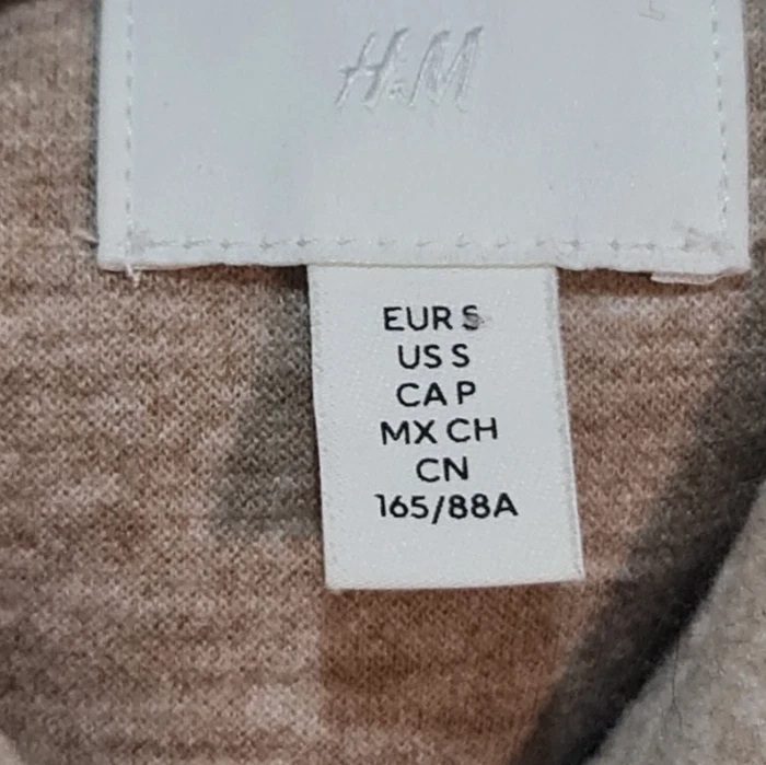 H&M Light Grey Shacket Overshirt Jacket Women’s Size S - Image 2