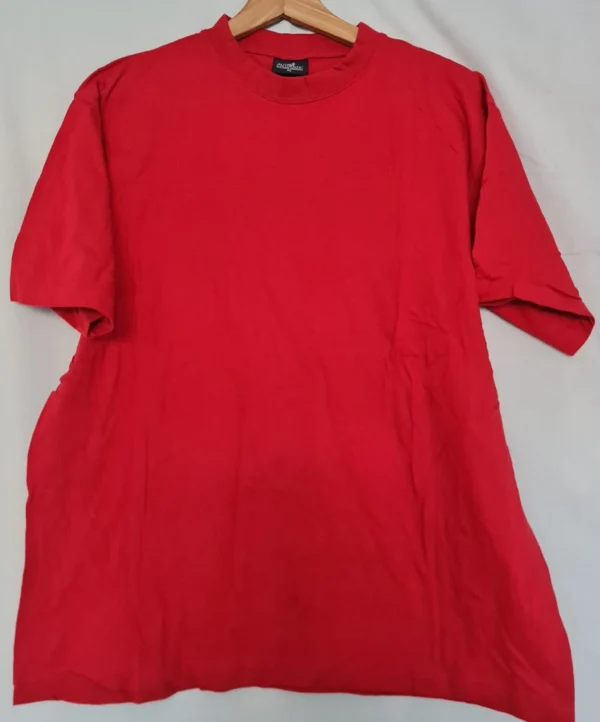 Authentic Clothing Company Red T-Shirt Men’s XL Crew Neck Cotton