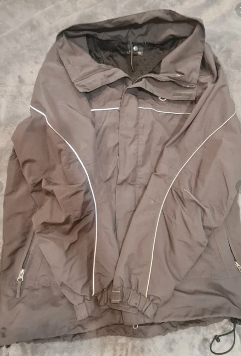 Mercedes-Benz Men’s Brown Jacket Nylon Outdoor Size L