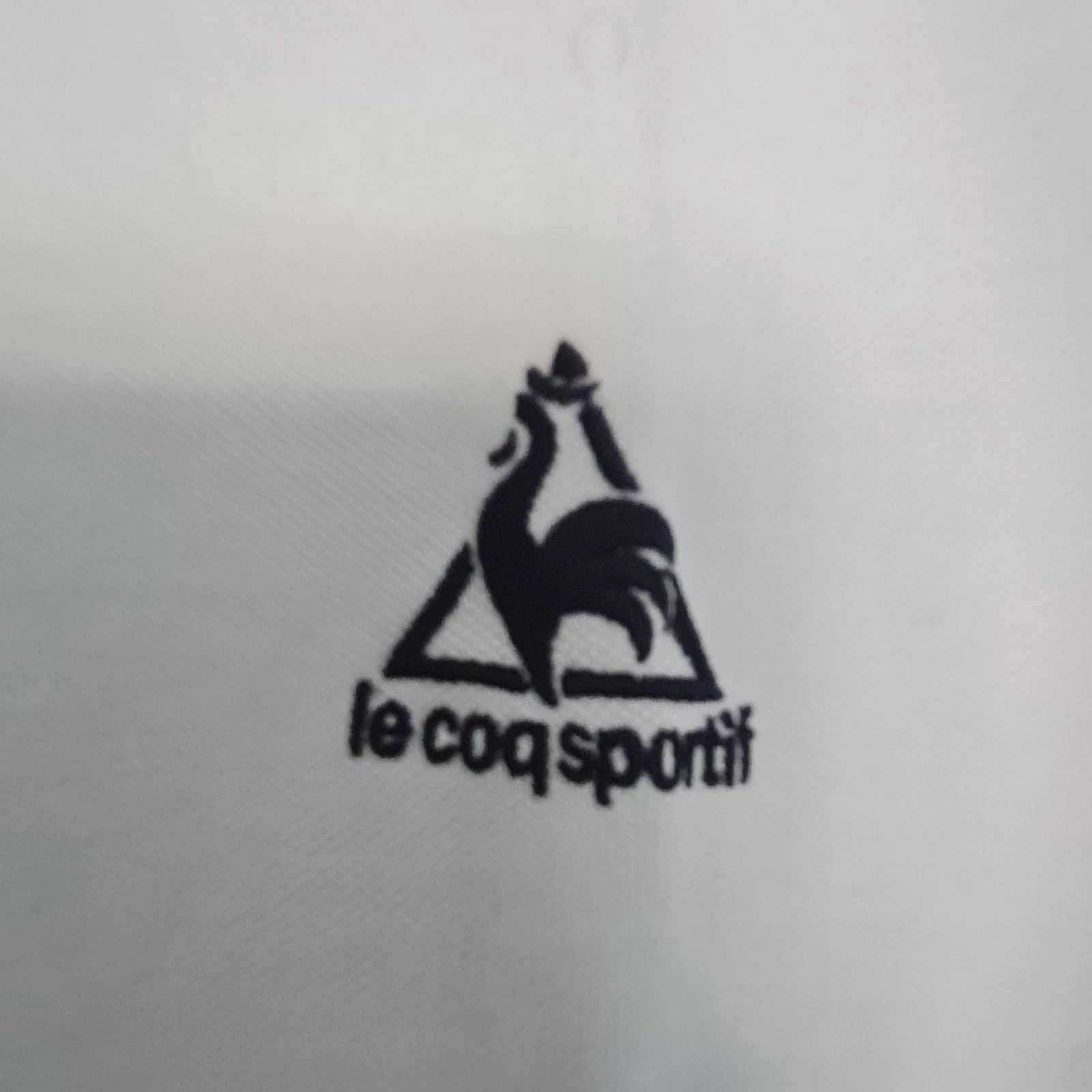 Le Coq Sportif Polo Shirt White XL Short Sleeve Golf Tennis - Image 2