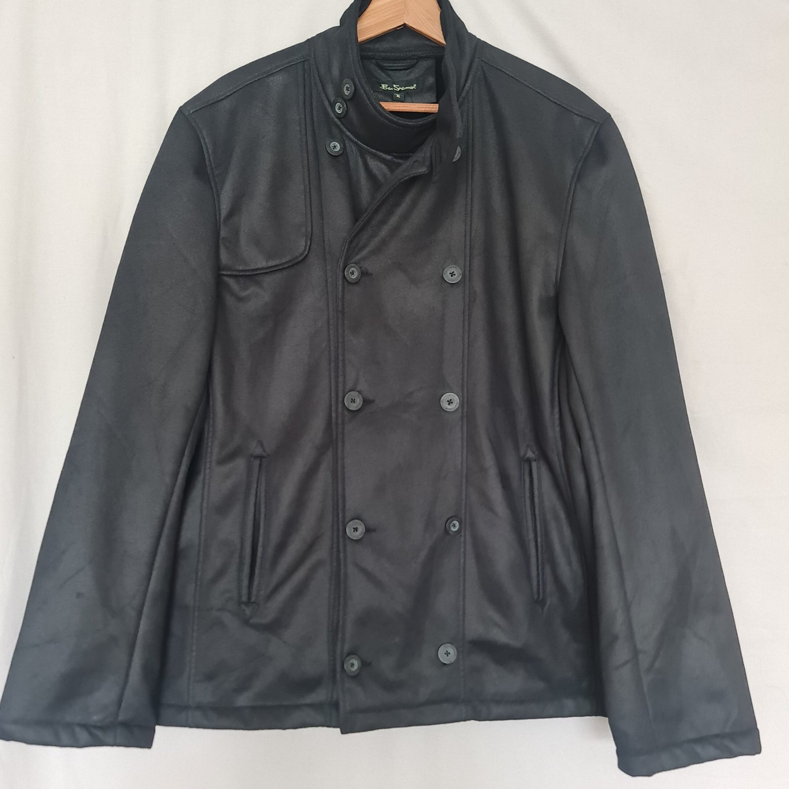 Ben Sherman Men's Black Peacoat XL