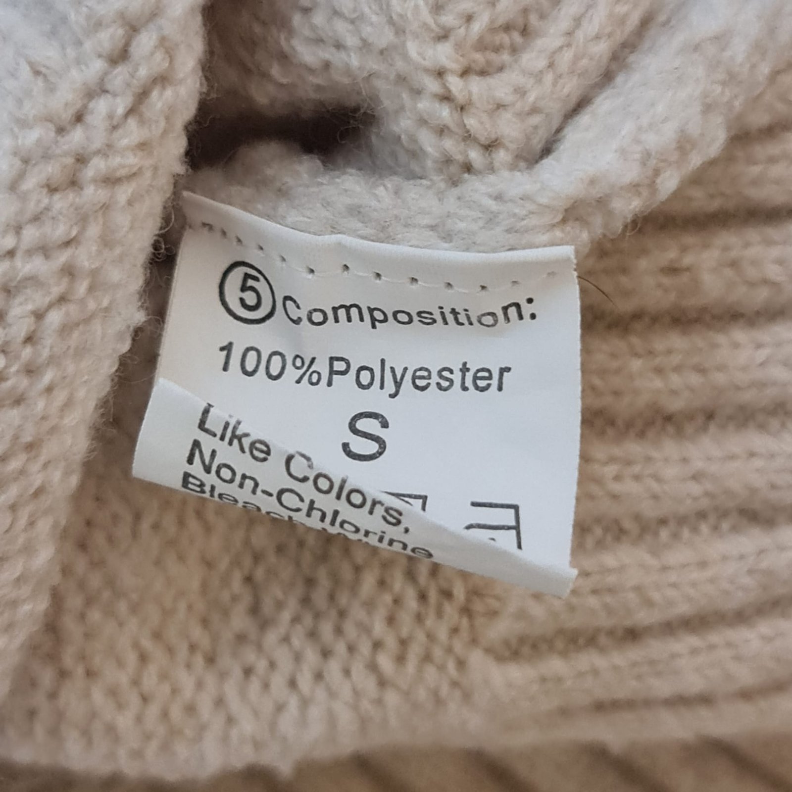 Women Beige Jumper S / UK 8-10 - Image 2