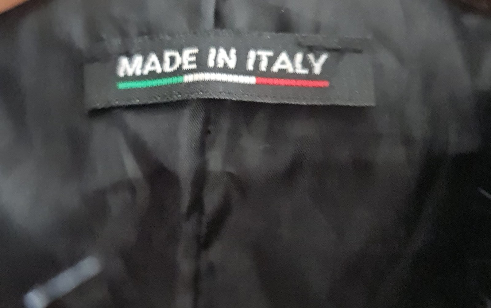 Made In Italy Grey & Black Colourblock Poncho One size - Image 2