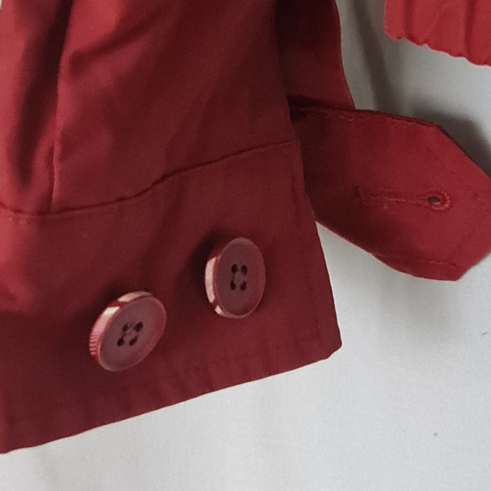 Marks & Spencer Mens Burgundy Harrington Jacket Size XL - Image 3