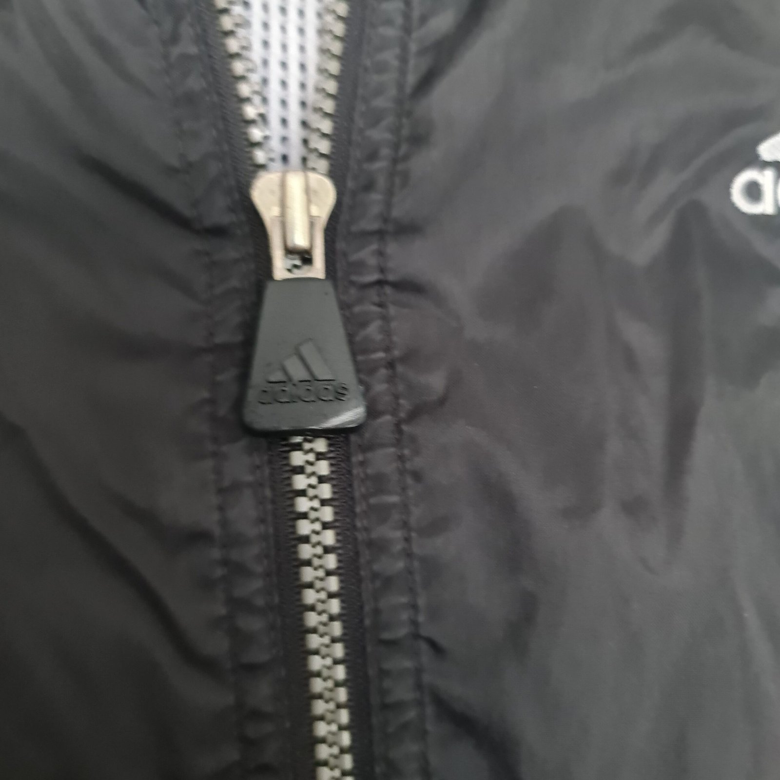 Adidas Mens Black Rocky Mountain Volleyball Windbreaker Jacket M - Image 4