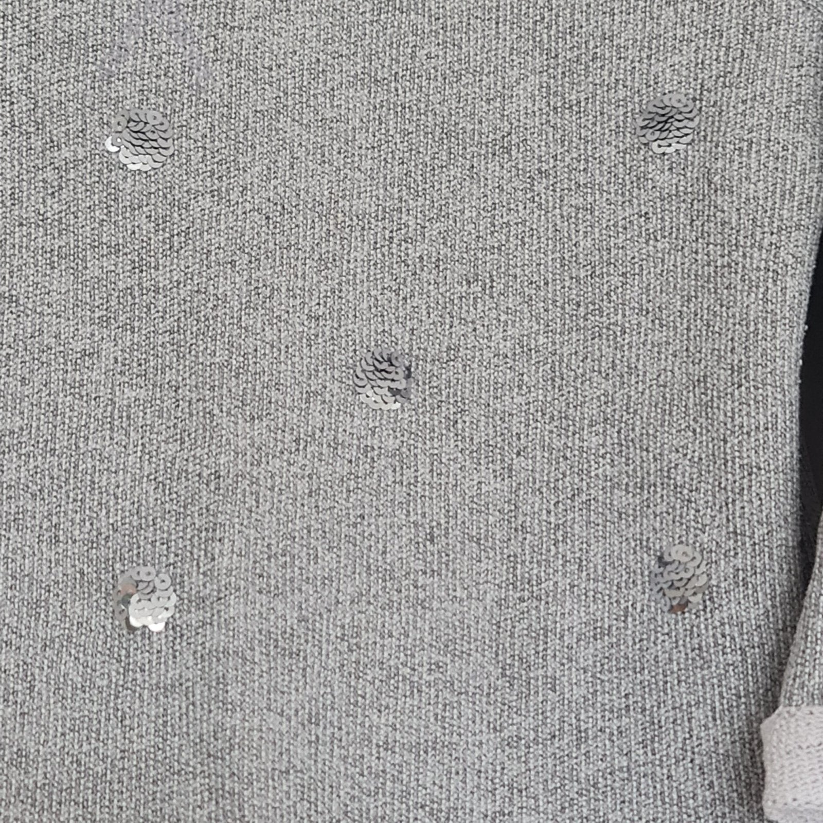 Papaya Womens Grey Sequin Detail Jumper S UK 8-10 - Image 2