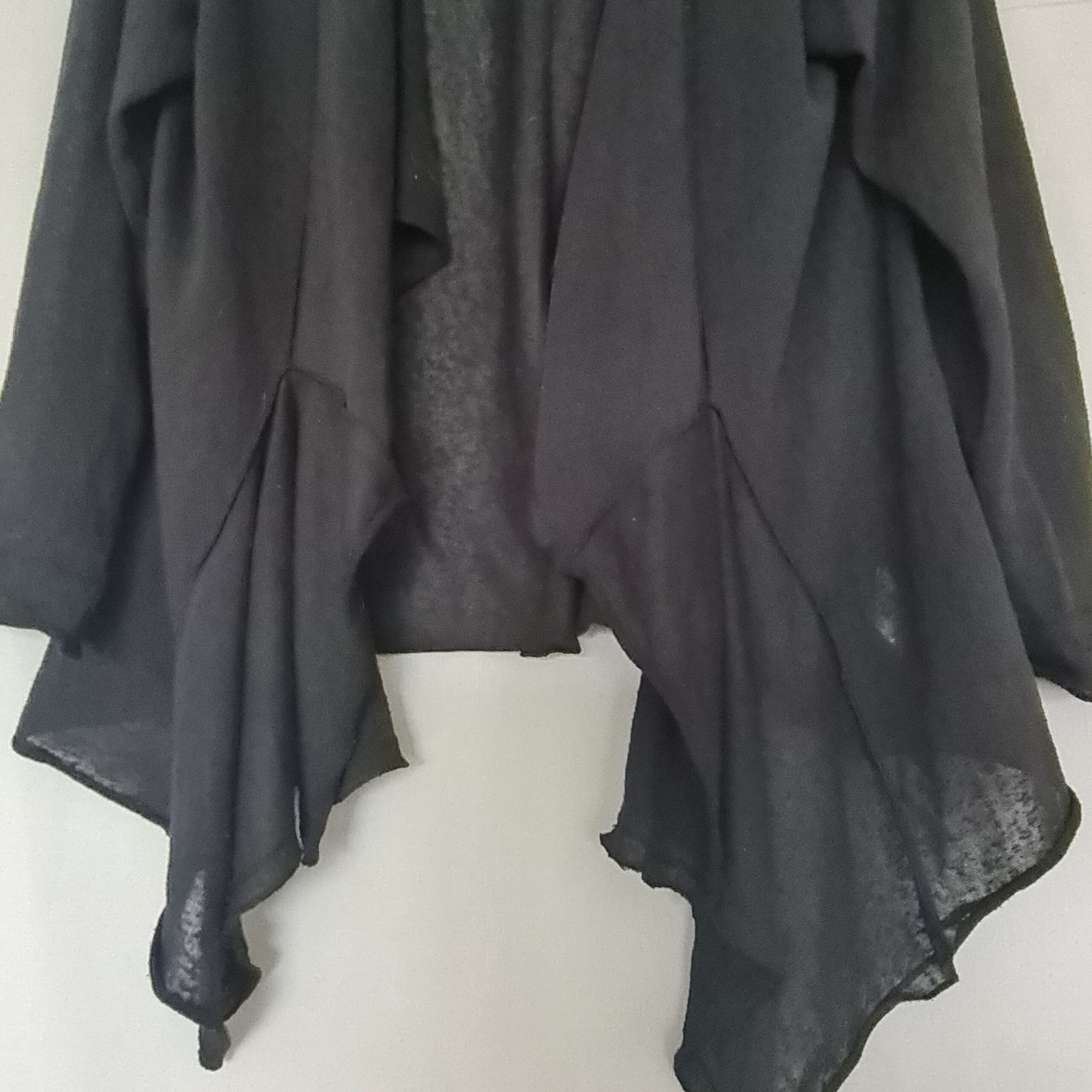 M&S Womens Black Waterfall Cardigan UK 20 - Image 2