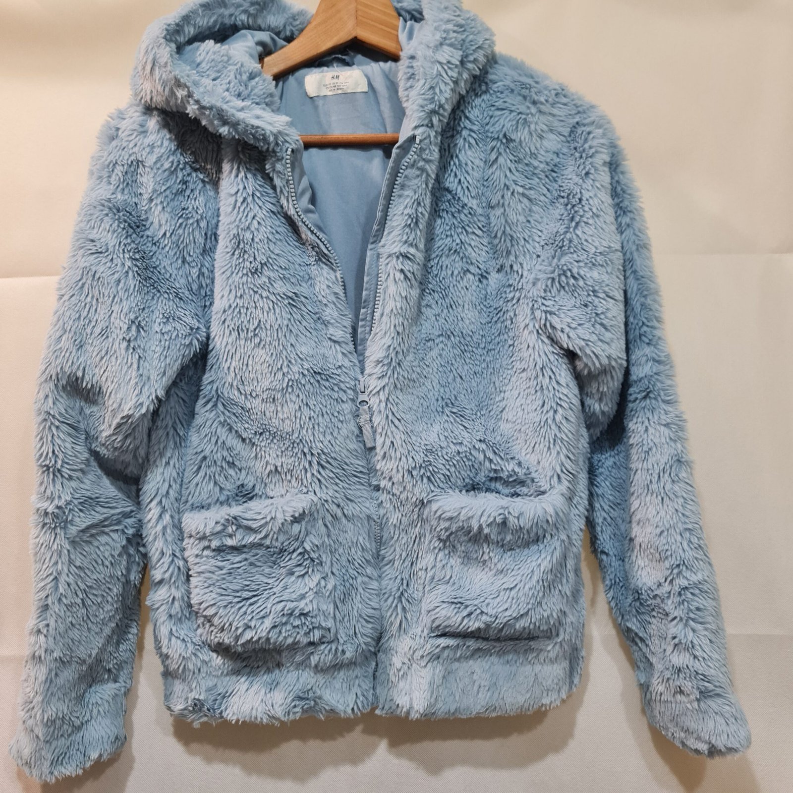 H&M Kids Light Blue Full Zip Fleece Jacket 14 years / 164 cm